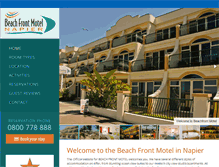Tablet Screenshot of beachfrontnapier.co.nz